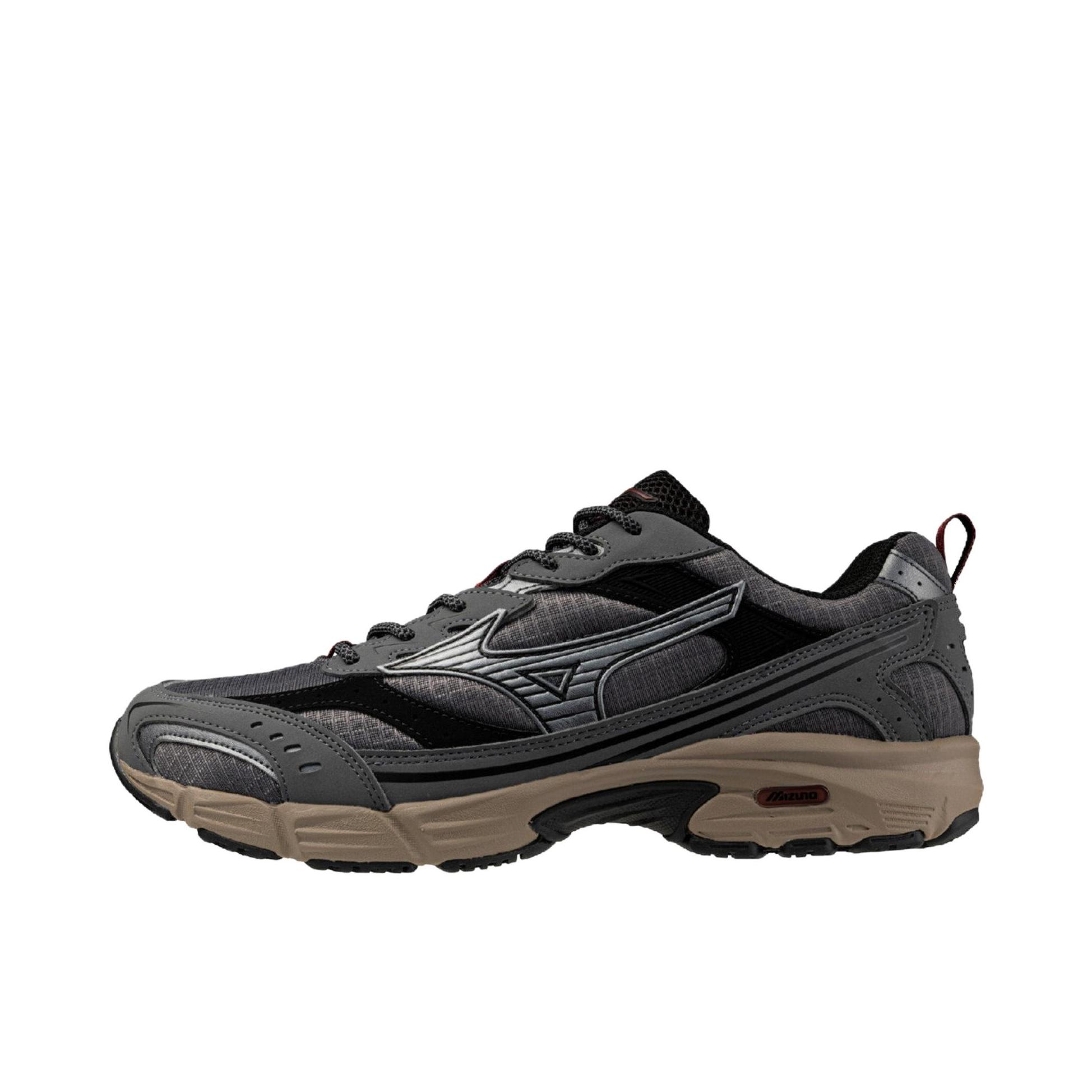 推荐商品：Mizuno/美津浓 MXR OG 防滑 低帮 休闲 坡跟 运动休闲鞋 深灰色 