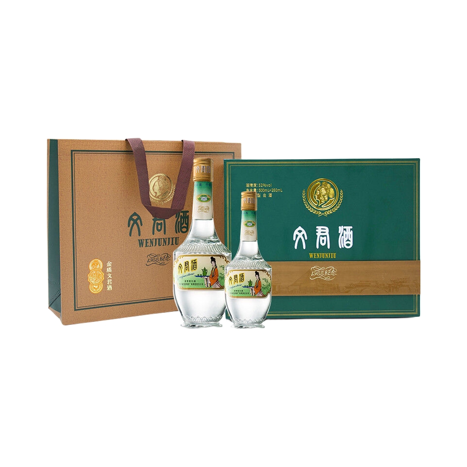 推荐商品：文君 优级 金质1988 760ml 52度 白酒 礼盒装
