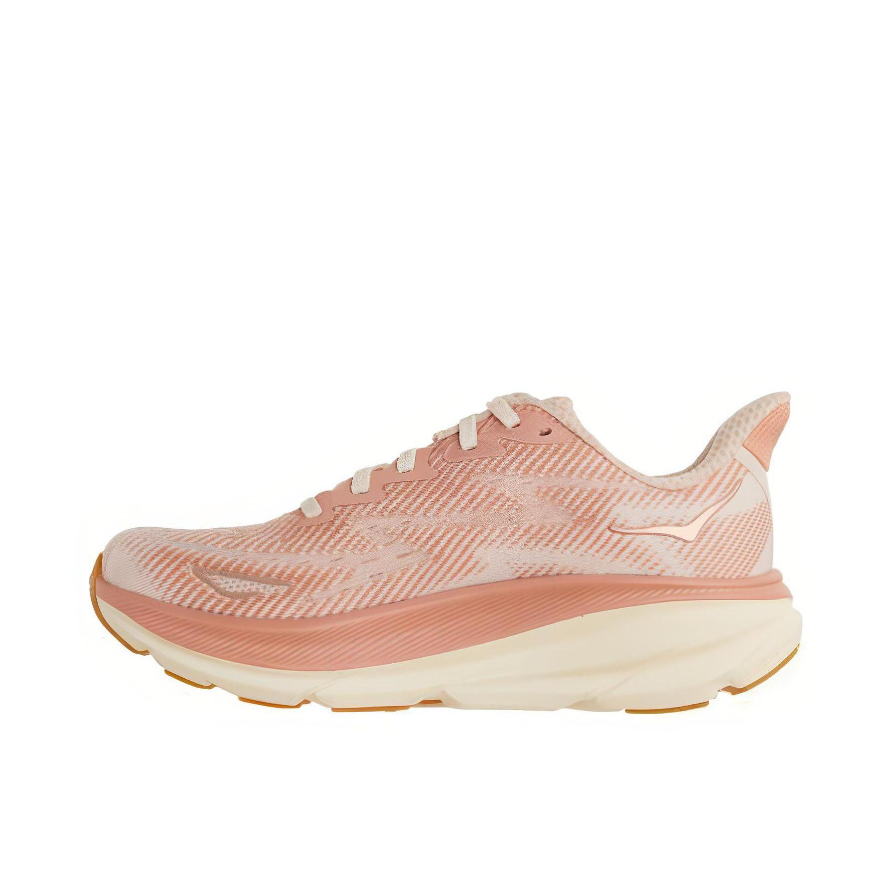 推荐商品：HOKA ONE ONE Clifton 9 克利夫顿 9 舒适减震 跑鞋 粉色