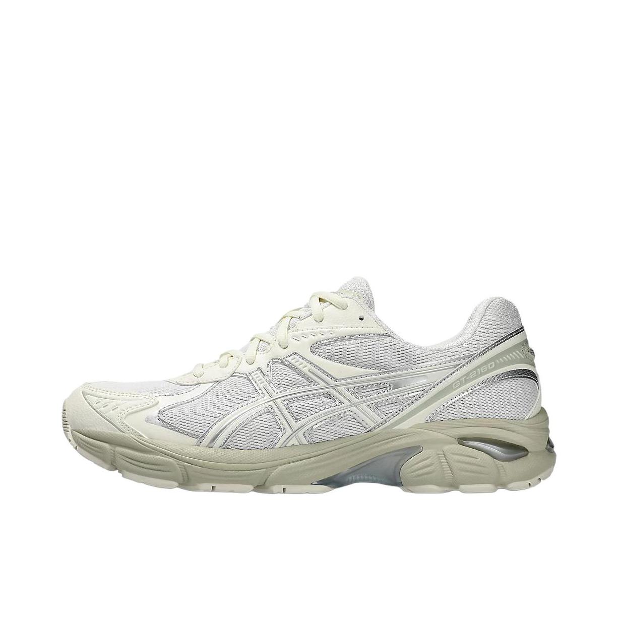 推荐商品：Asics/亚瑟士 GT-2160 跑鞋 拼接舒适缓震网面防滑耐磨复古简约百搭时尚合成革织物耐用短跑圆头支撑 奶油白 