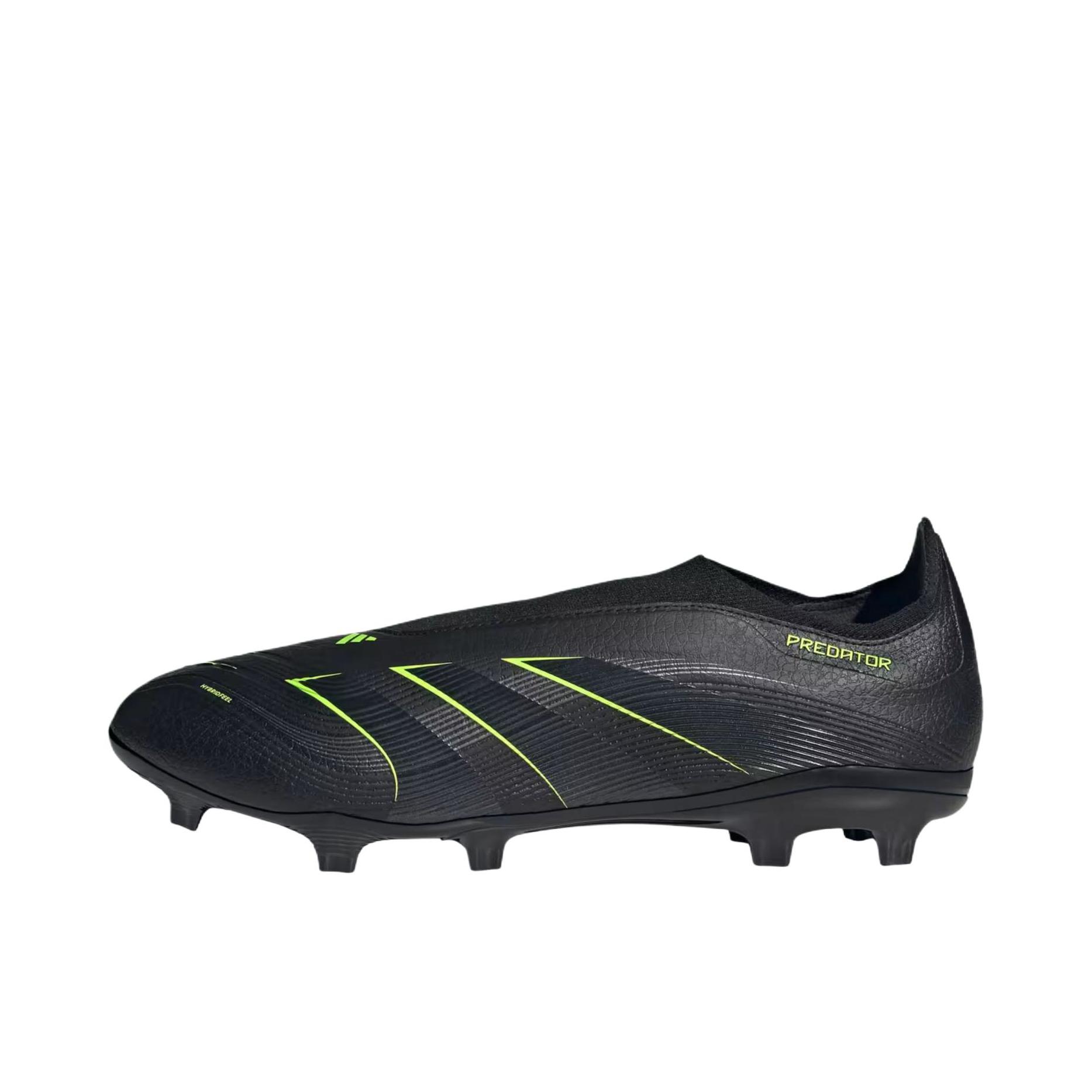 推荐商品：adidas Predator Elite FG 顶级 胶质长钉 天然硬草地 圆头 足球鞋 黑色/黄色