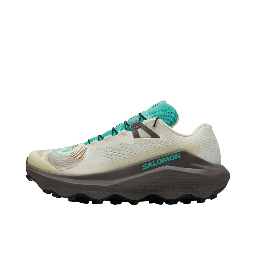 推荐商品：Salomon/萨洛蒙 Ultra Glide 3 越野跑鞋 缓震柔软防滑耐磨低帮 男款/浅黄色/灰色