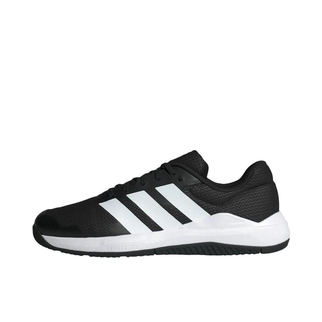 推荐商品：adidas Dropset Base 训练鞋 百搭支撑低帮厚底 核心黑 