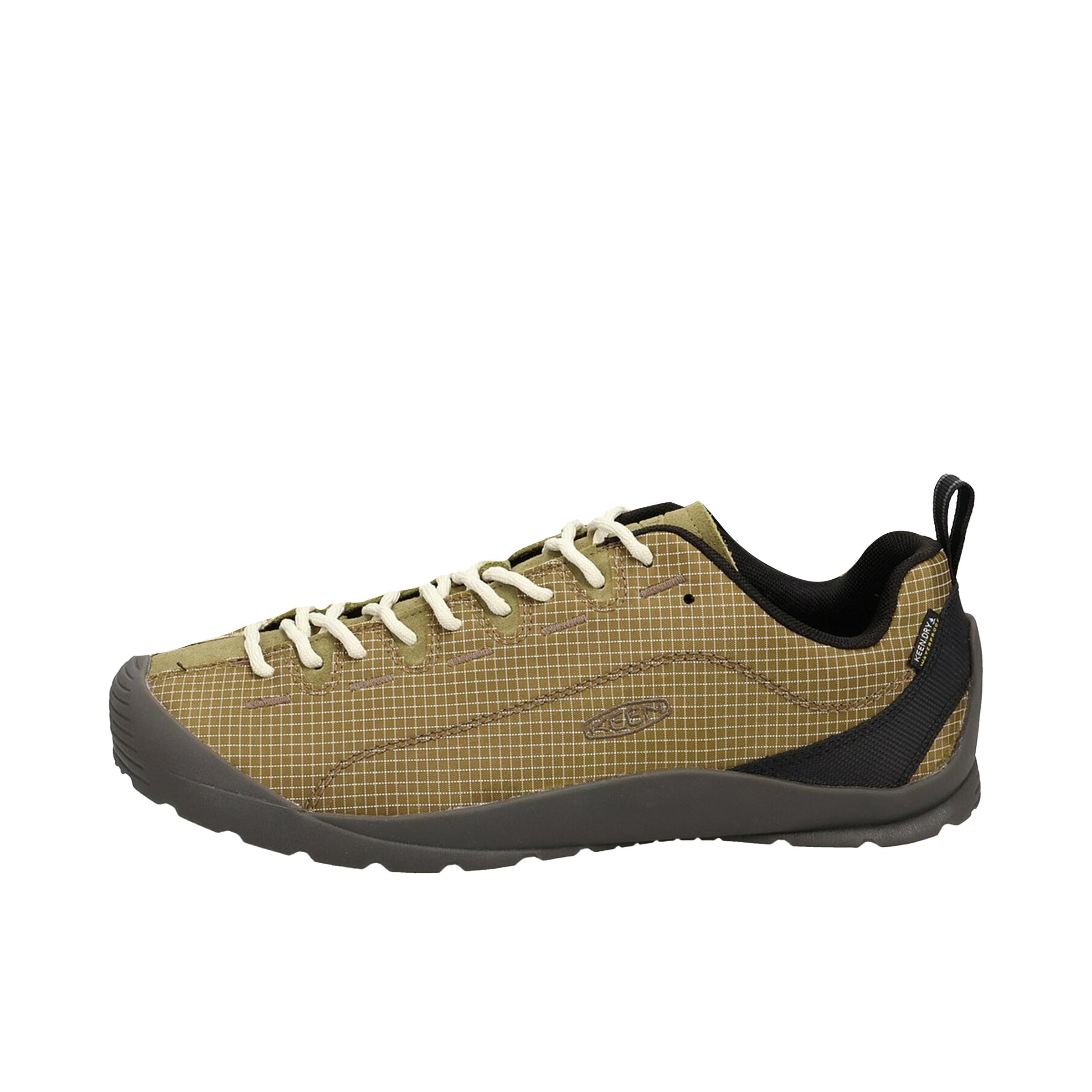 推荐商品：KEEN/科恩 Jasper 户外鞋 徒步鞋 防滑耐磨舒适抓地轻户外防水圆头 橄榄绿/正黑色