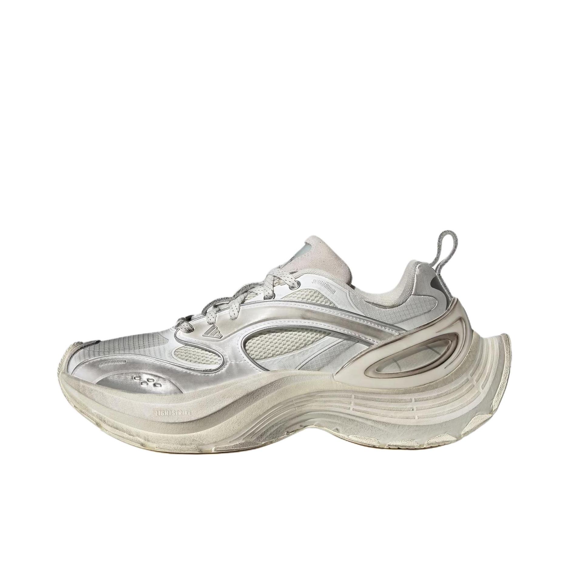 推荐商品：adidas FOS系列XLG SPEED 跑鞋 休闲轻运动支撑 灰色/银色