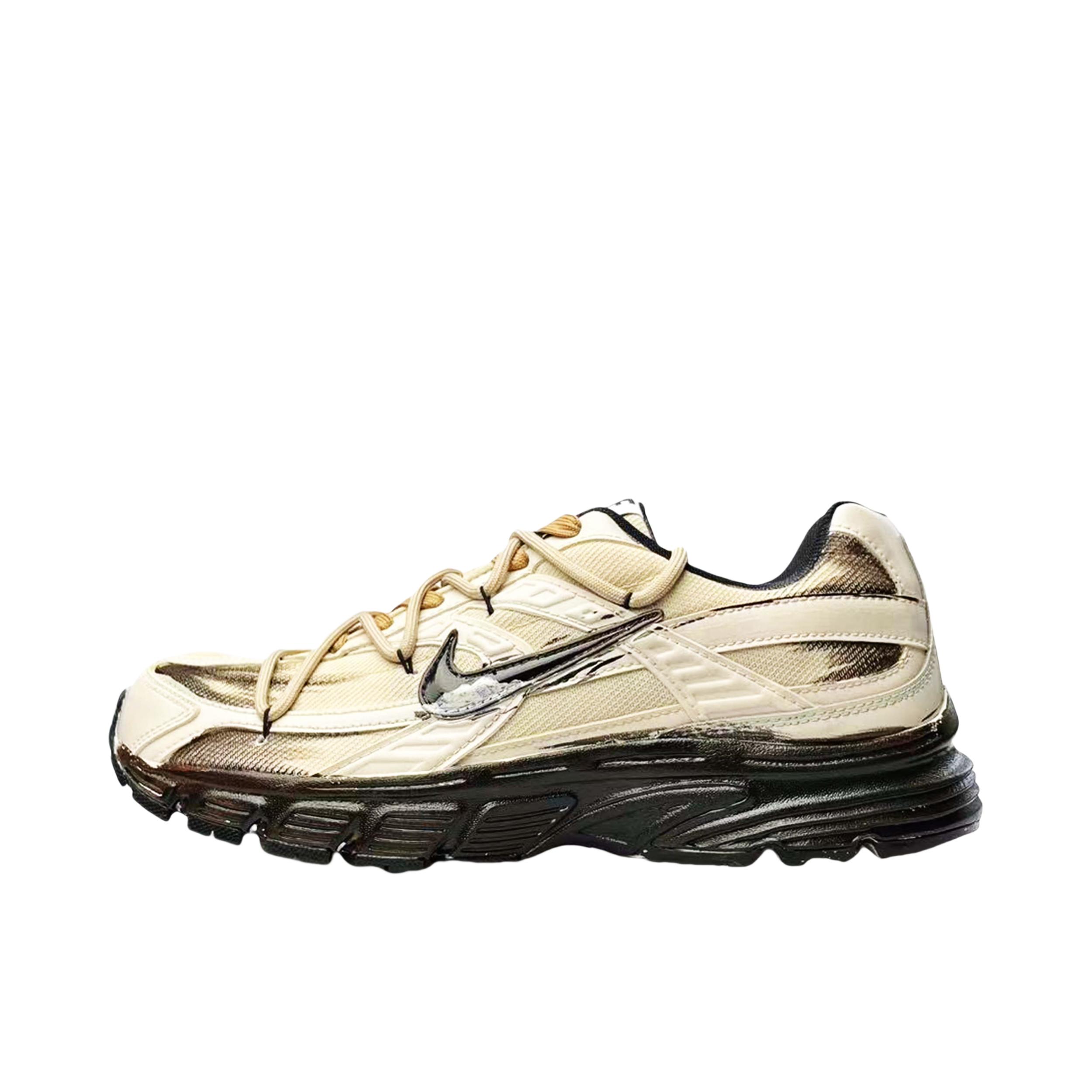 推荐商品：【定制球鞋】 Nike Initiator 跑鞋 做旧机能减震轻便网布透气防滑耐磨织物舒适支撑合成革休闲百搭 燕麦拿铁