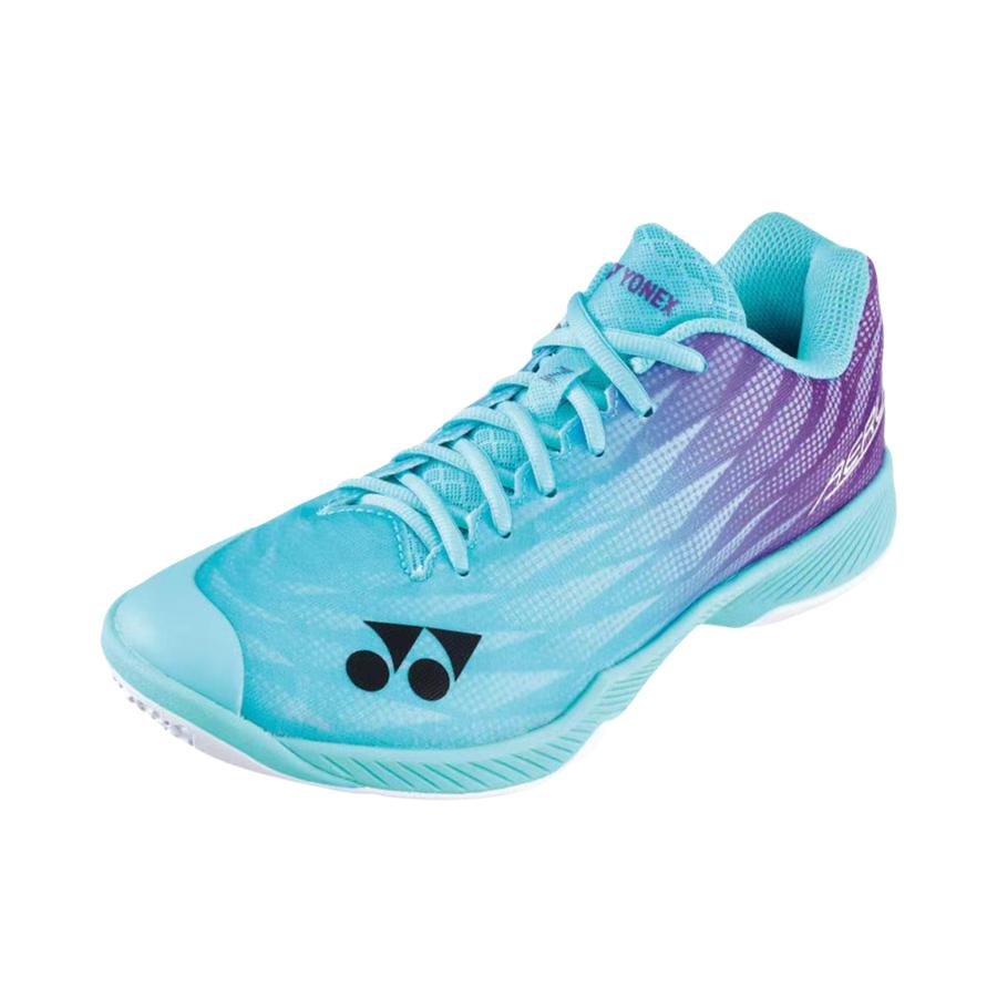推荐商品：YONEX/尤尼克斯 POWER CUSHION AERUS 超轻系列 羽毛球鞋 系带快速启动动力垫回弹防滑耐磨减震圆头织物合成革 宽楦版/靛蓝色