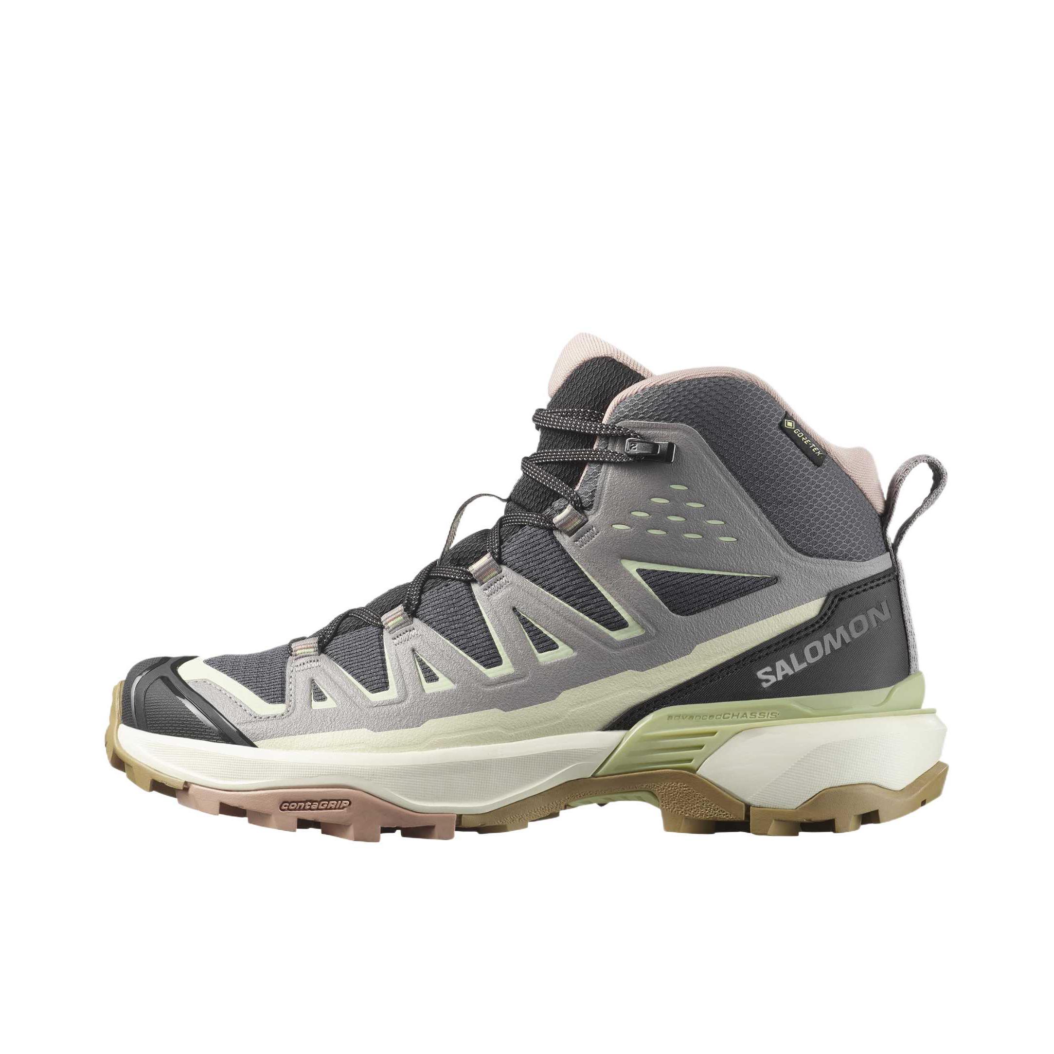 推荐商品：Salomon/萨洛蒙 X Ultra 360 Edge 缓震耐磨 防水 圆头 稳定支撑 登山 户外鞋 徒步鞋 黑色/青色