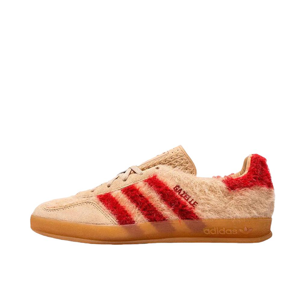 推荐商品：adidas Originals Gazelle T头鞋 德训鞋 板鞋 轻便复古薄底舒适百搭减震耐磨贴合圆头 浅褐色 