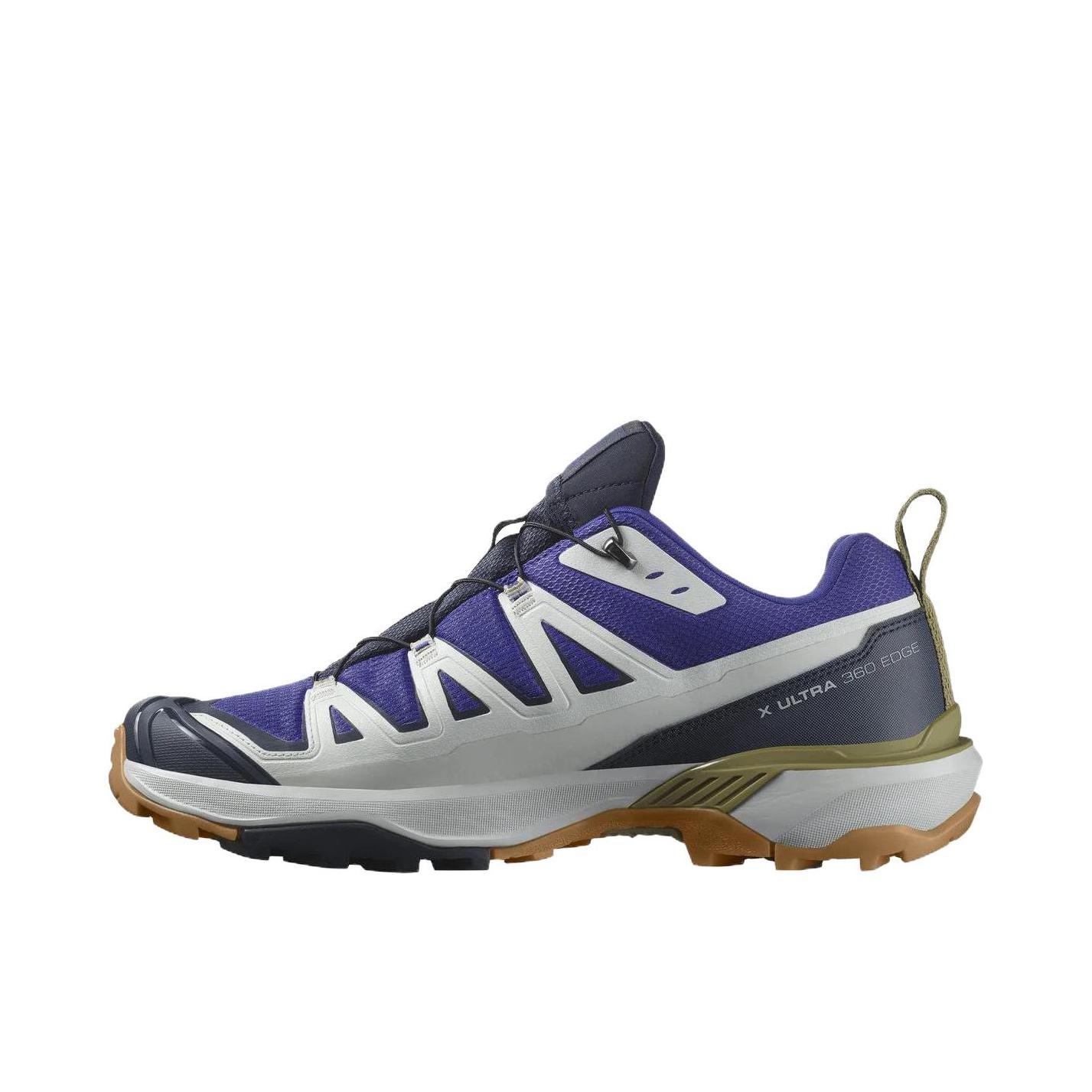 推荐商品：Salomon/萨洛蒙 X Ultra 360 Edge 缓震耐磨 防水 圆头 稳定支撑 登山 户外鞋 徒步鞋 蓝色