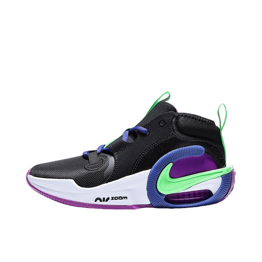 推荐商品：Nike Air Zoom Crossover 2 网面透气 防水轻便 舒适缓震 防滑耐磨 织物 合成革 篮球鞋 黑色/白色/蓝色