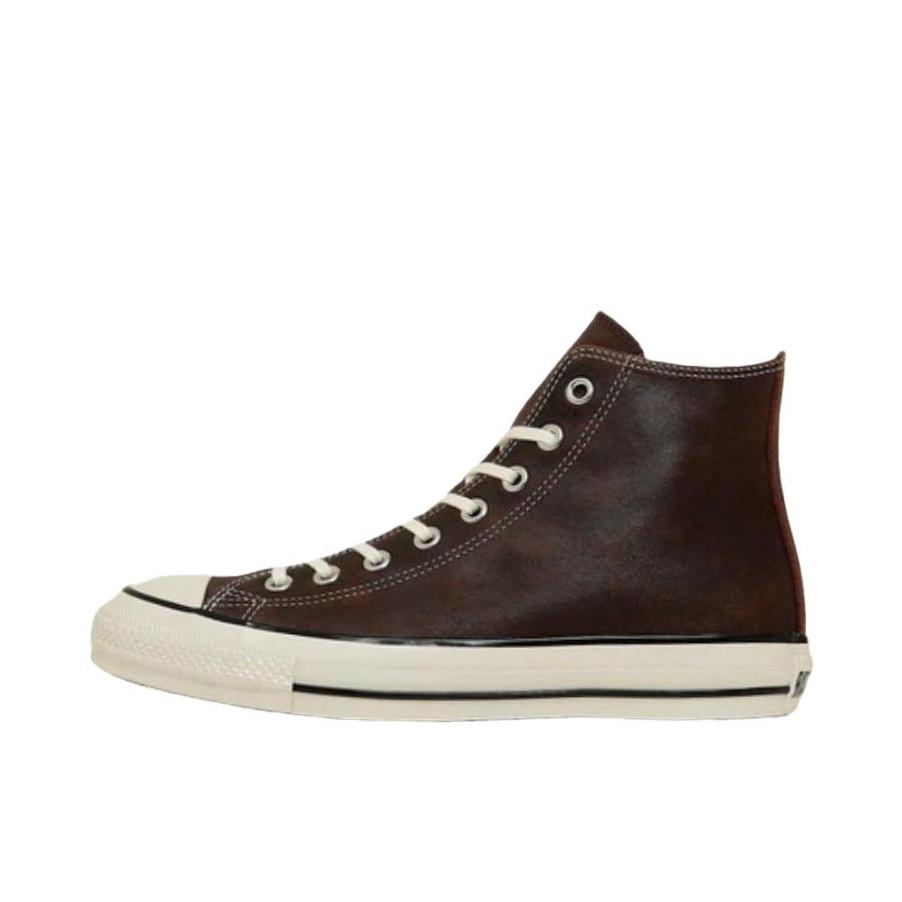 推荐商品：Converse/匡威 All Star Aged 帆布鞋 耐磨圆头橡胶贴合 棕色/白色