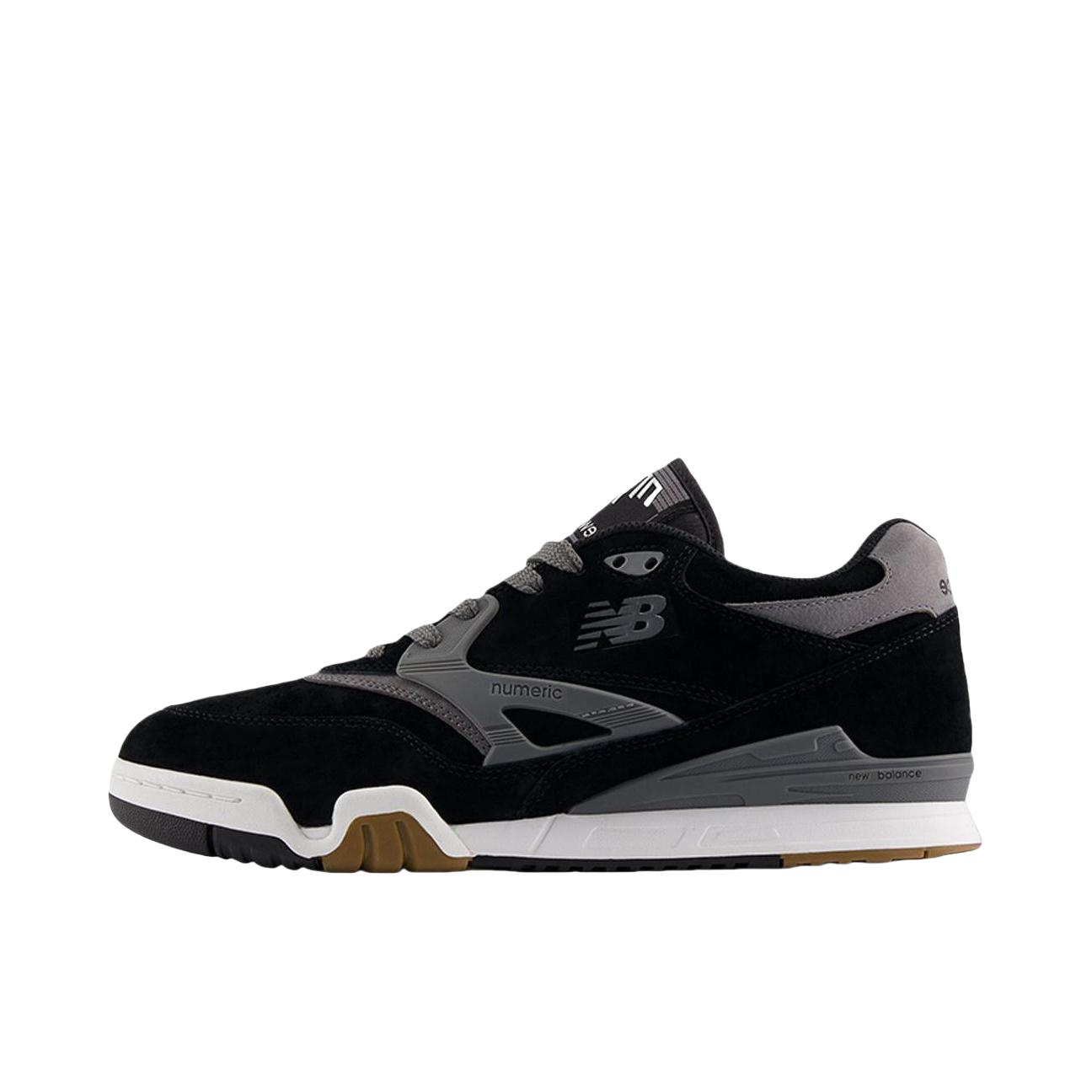 推荐商品：New Balance Numeric 770 板鞋 橡胶圆头系带厚底 D宽/黑色/灰色