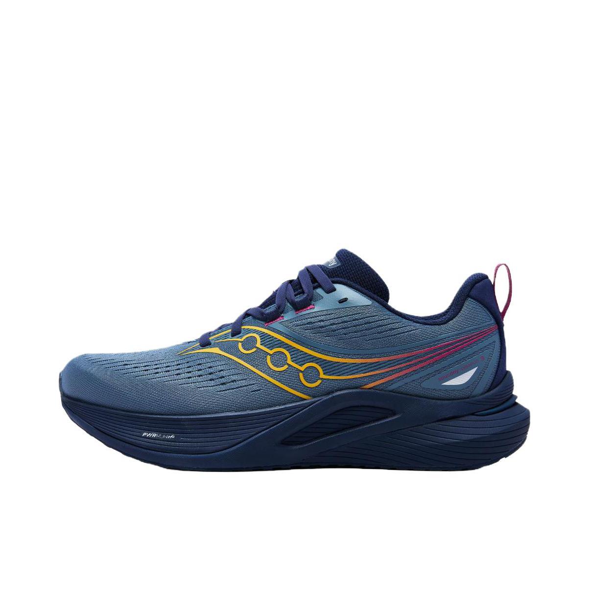 推荐商品：Saucony/索康尼 TEMPUS 坦途3 跑鞋 轻量长跑训练鞋轻便回弹防水版稳定支撑型慢跑鞋 蓝色 