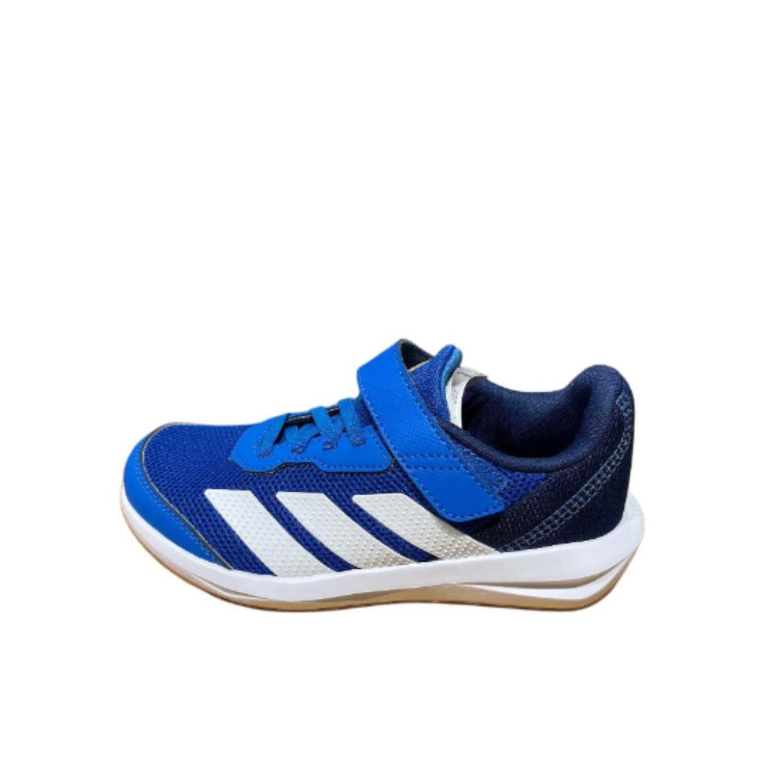 推荐商品：adidas  FAITO EL  休闲 轻运动 魔术贴 运动鞋儿童 小童/蓝色/白色