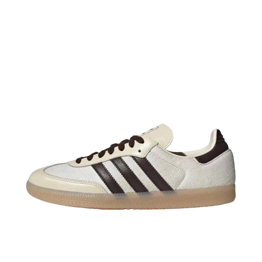 推荐商品：adidas Originals Samba OG T头鞋 板鞋 经典复古舒适百搭耐磨合成革圆头薄底贴合 奶白色/棕色