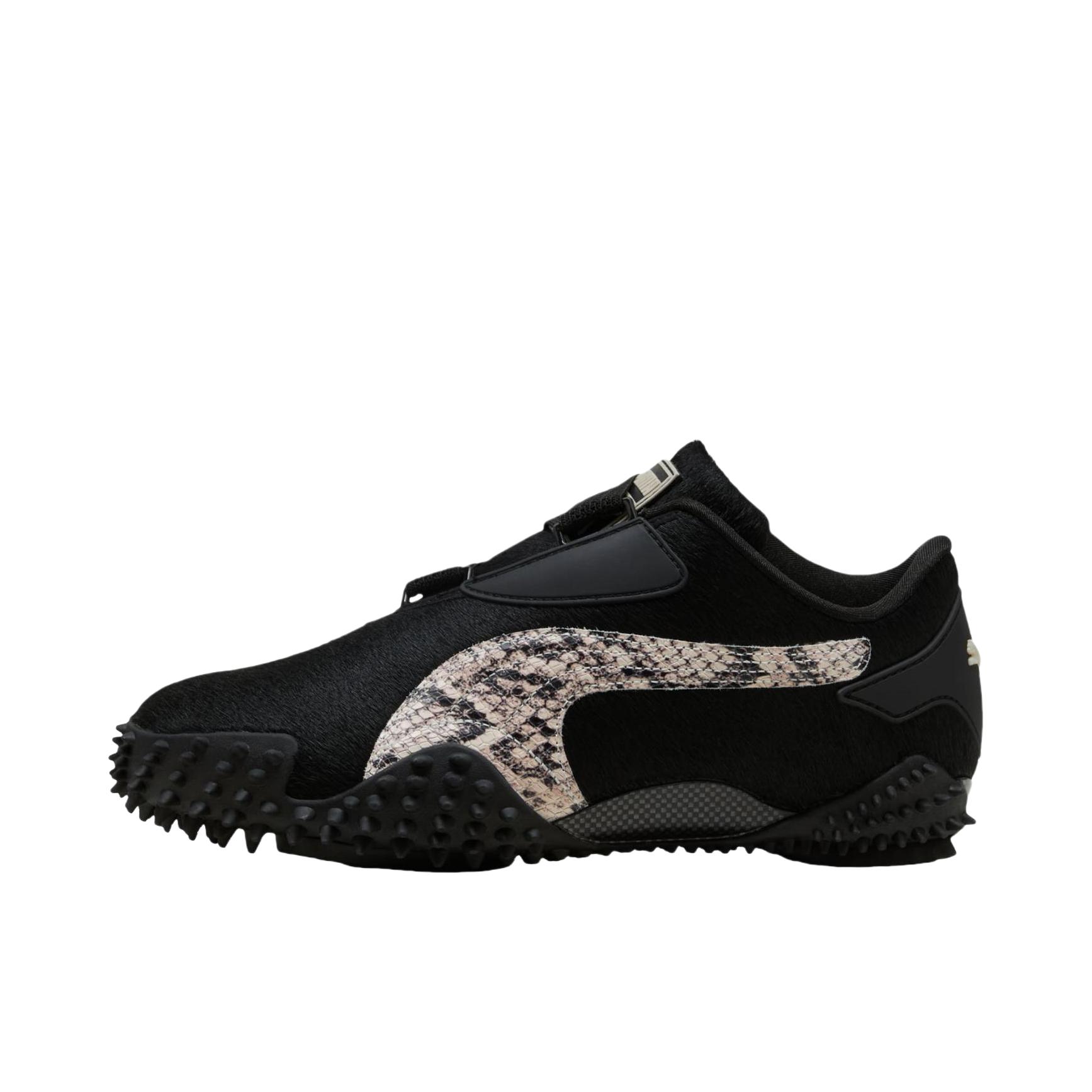 推荐商品：Puma/彪马 Mostro 运动休闲鞋 经典复古防滑耐磨舒适透气圆头网布短跑千禧风薄底贴合 A$AP Rocky联名/碳黑色