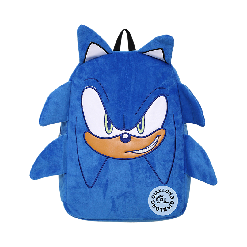 推荐商品：vack 情侣款日系风小众设计不撞款高中生大学生大容量搞怪上课通勤毛绒书包背包双肩包