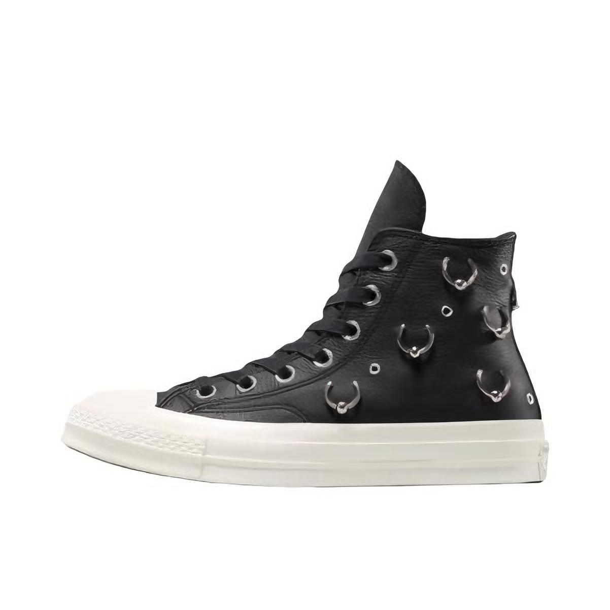 推荐商品：Converse/匡威 Chuck 70 帆布鞋 防滑耐磨薄底轻便透气舒适百搭复古时尚贴合圆头流光风 炫酷黑