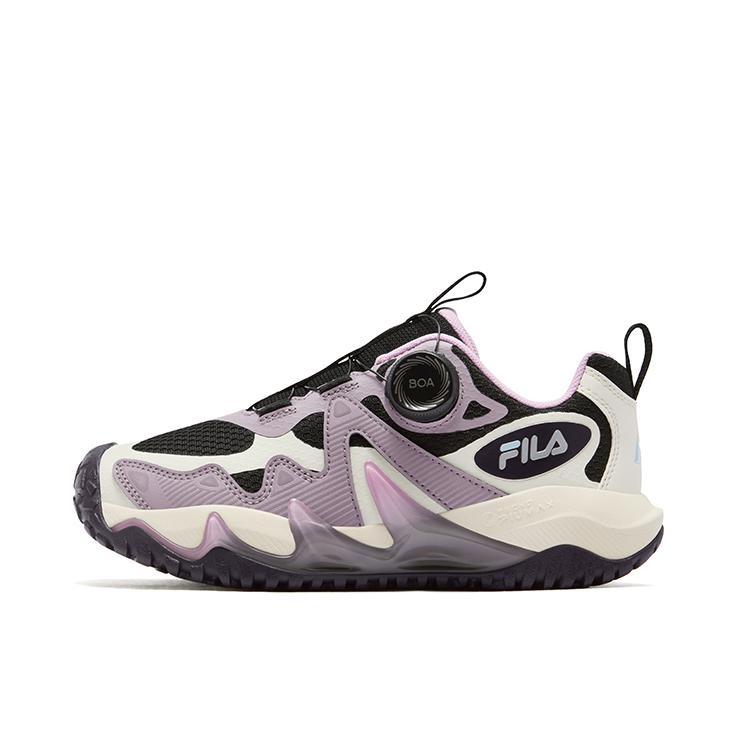 推荐商品：FILA/斐乐 舒适 百搭 耐磨 运动鞋儿童 K14B442501F 大童/黑色/海雾紫