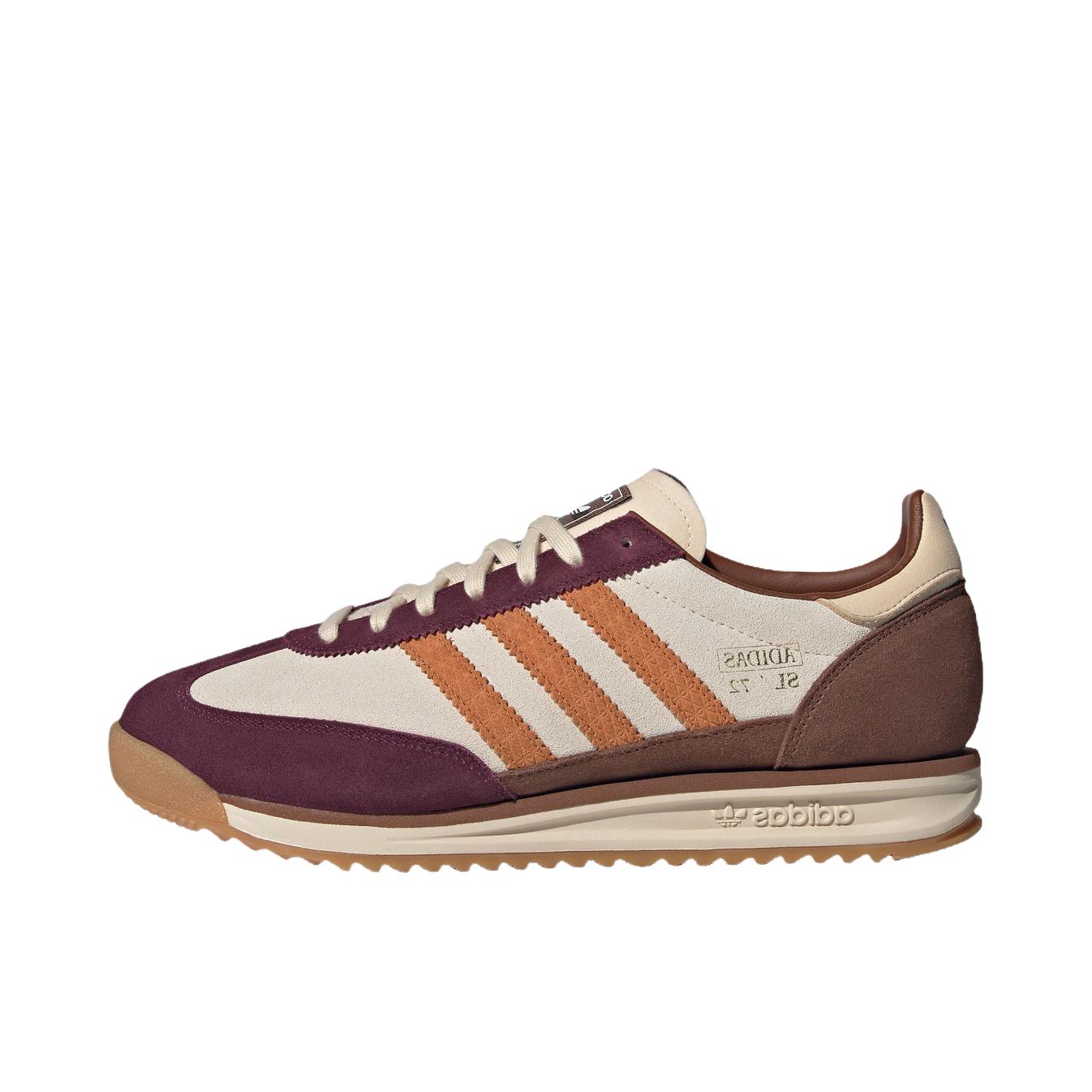 推荐商品：【马思纯同款】 adidas Originals SL 72 T头鞋 德训鞋 运动休闲鞋 轻便防滑耐磨透气舒适简约复古 水晶沙棕/暖橙色/酱紫色