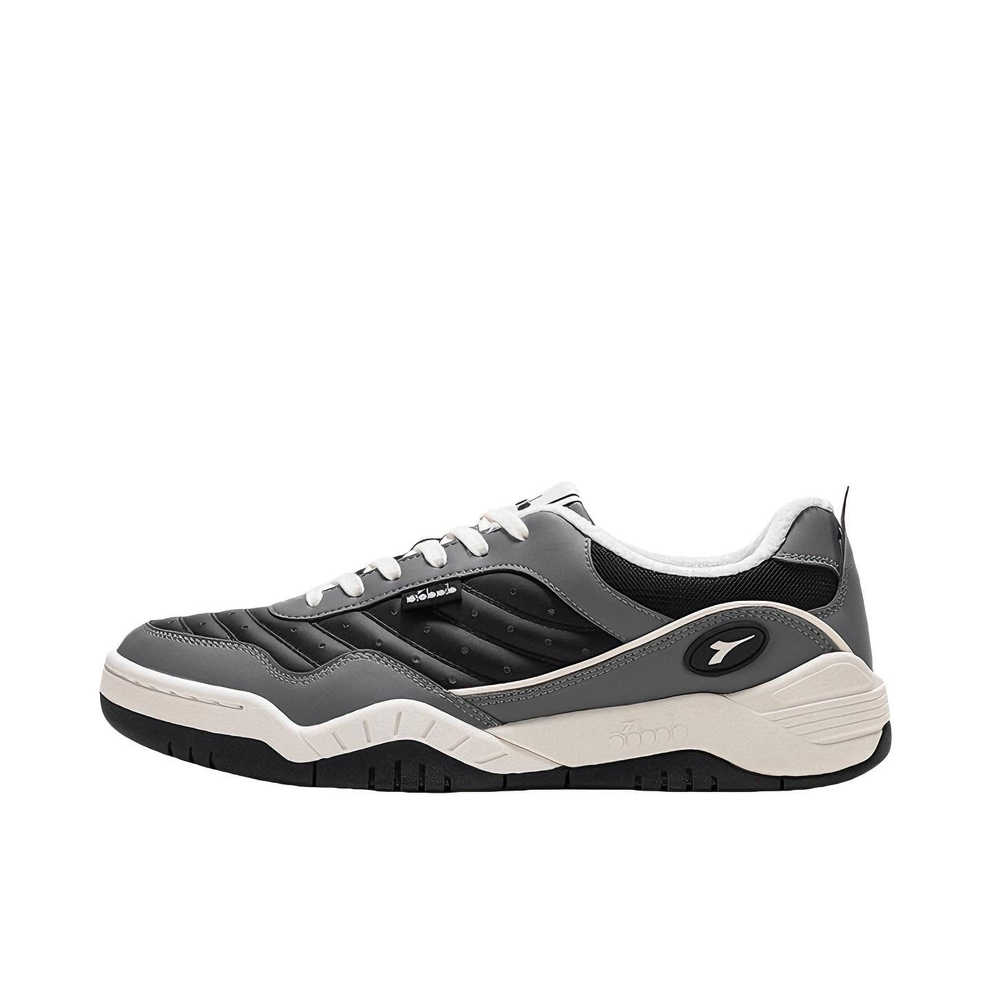 推荐商品：Diadora Action Flash 板鞋 复古休闲轻便透气 灰色/黑色/白色