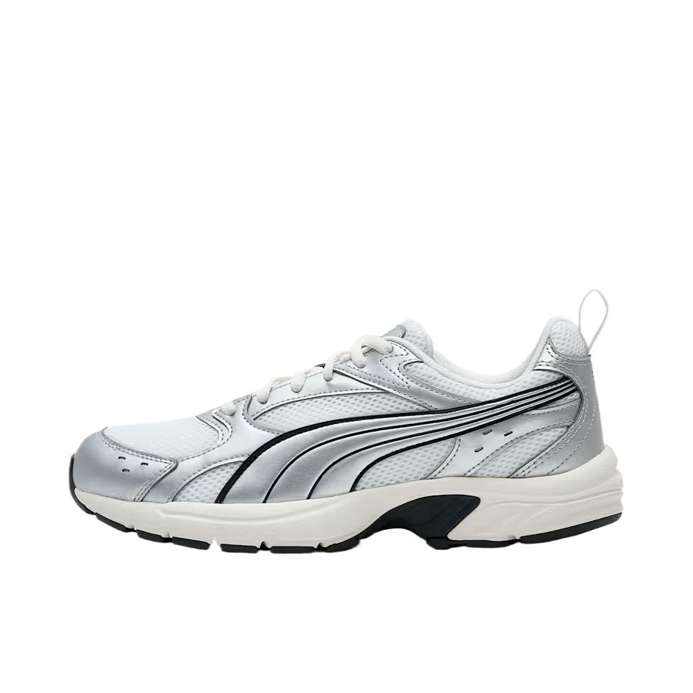 推荐商品：Puma/彪马 Milenio Tech LT 运动休闲鞋 圆头系带厚底 银色