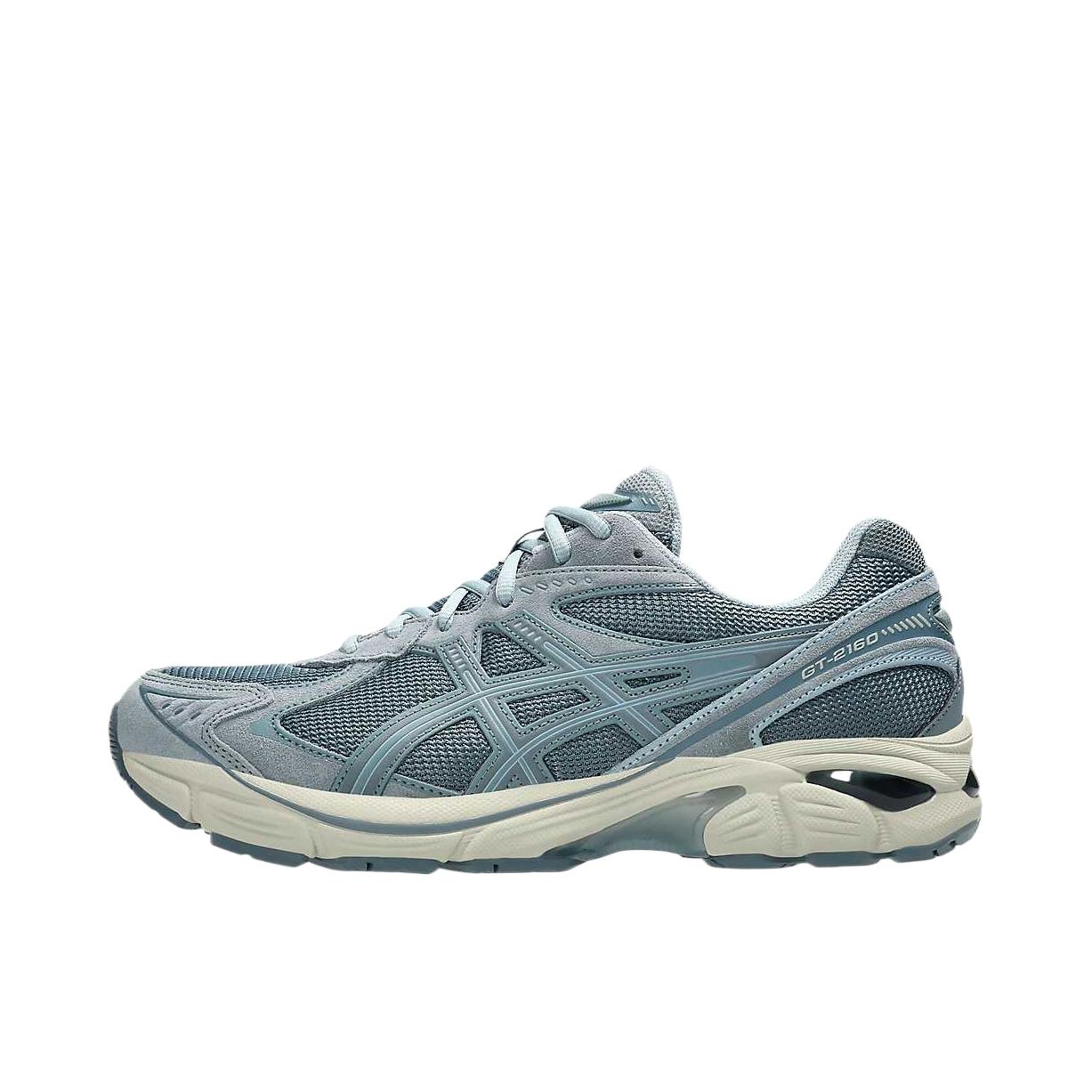 推荐商品：Asics/亚瑟士 GT-2160 跑鞋 拼接舒适缓震网面防滑耐磨复古简约百搭时尚合成革织物耐用短跑圆头支撑 铁甲/峡湾灰 
