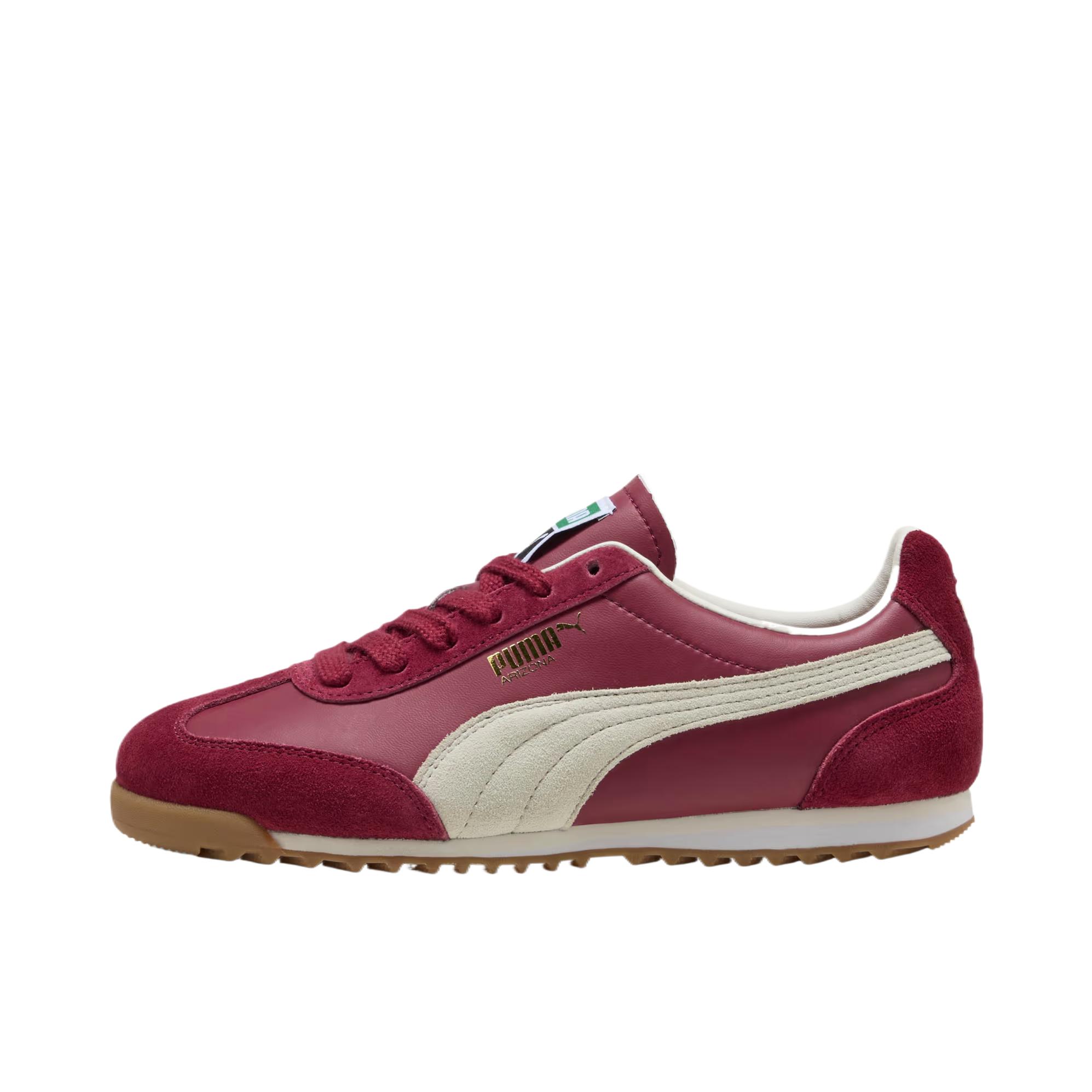 推荐商品：Puma/彪马 Arizona Classic 运动休闲鞋 T头轻盈防滑耐磨百搭情侣薄底 酒红色