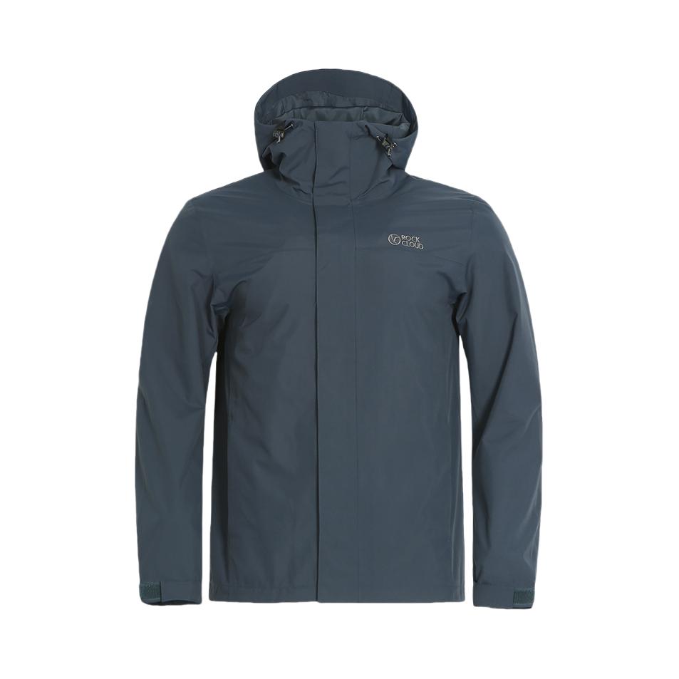 推荐商品：ROCKCLOUD 山系全压胶三防连帽冲锋衣 YS53015023760 暮光蓝