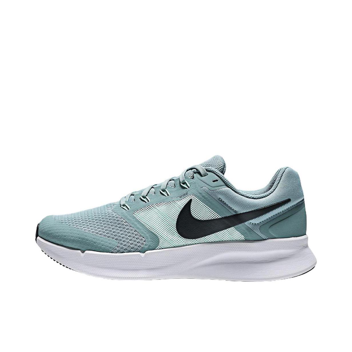 推荐商品：Nike Run Swift 3 跑鞋 减震防滑耐磨舒适网面透气缓震运动支撑贴合圆头耐穿耐用 大炮灰/海藻绿/微绿/泡沫薄荷绿/山峰白