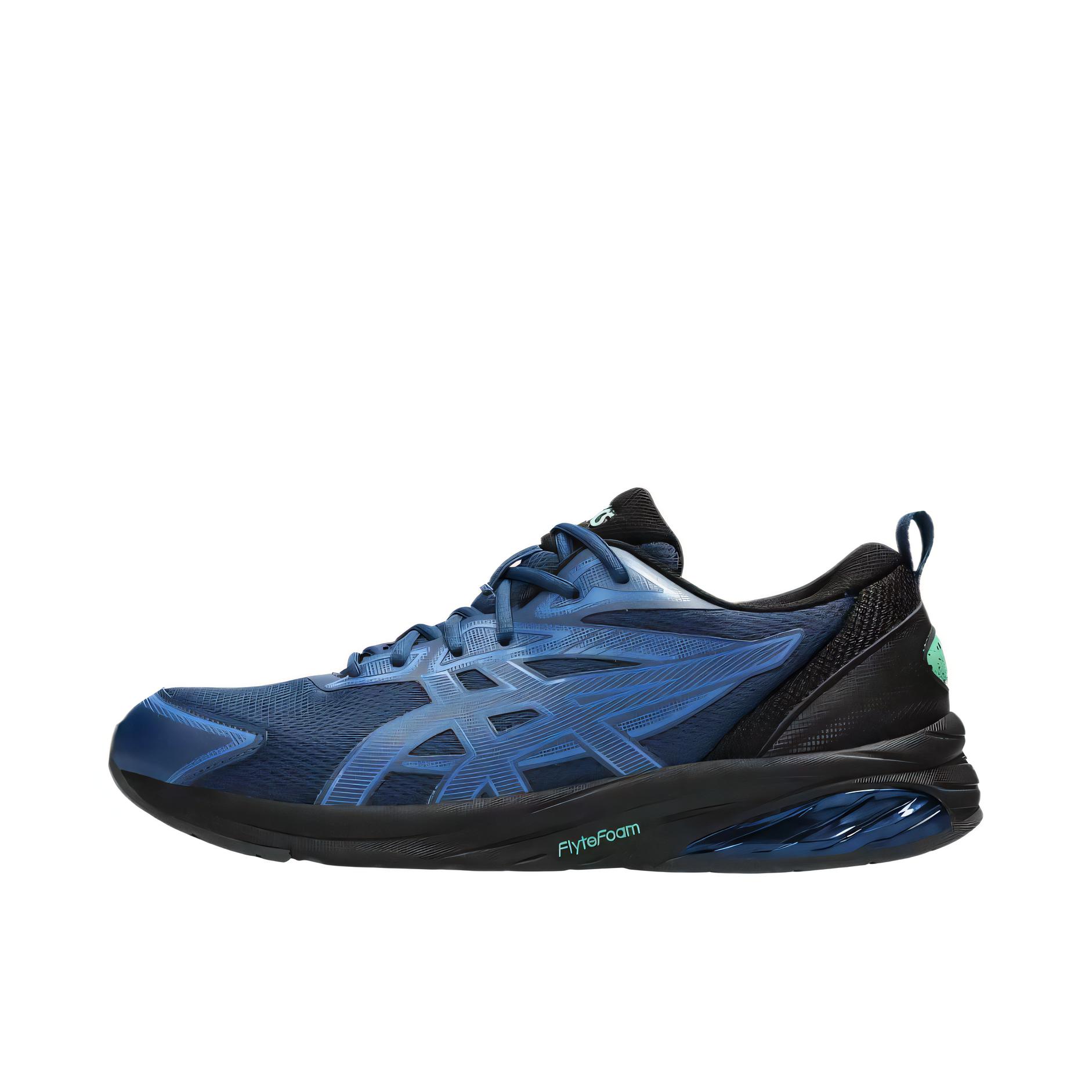 推荐商品：Asics/亚瑟士 Gel-Quantum KEI 合成革 复古 缓震 运动休闲鞋 蓝色 