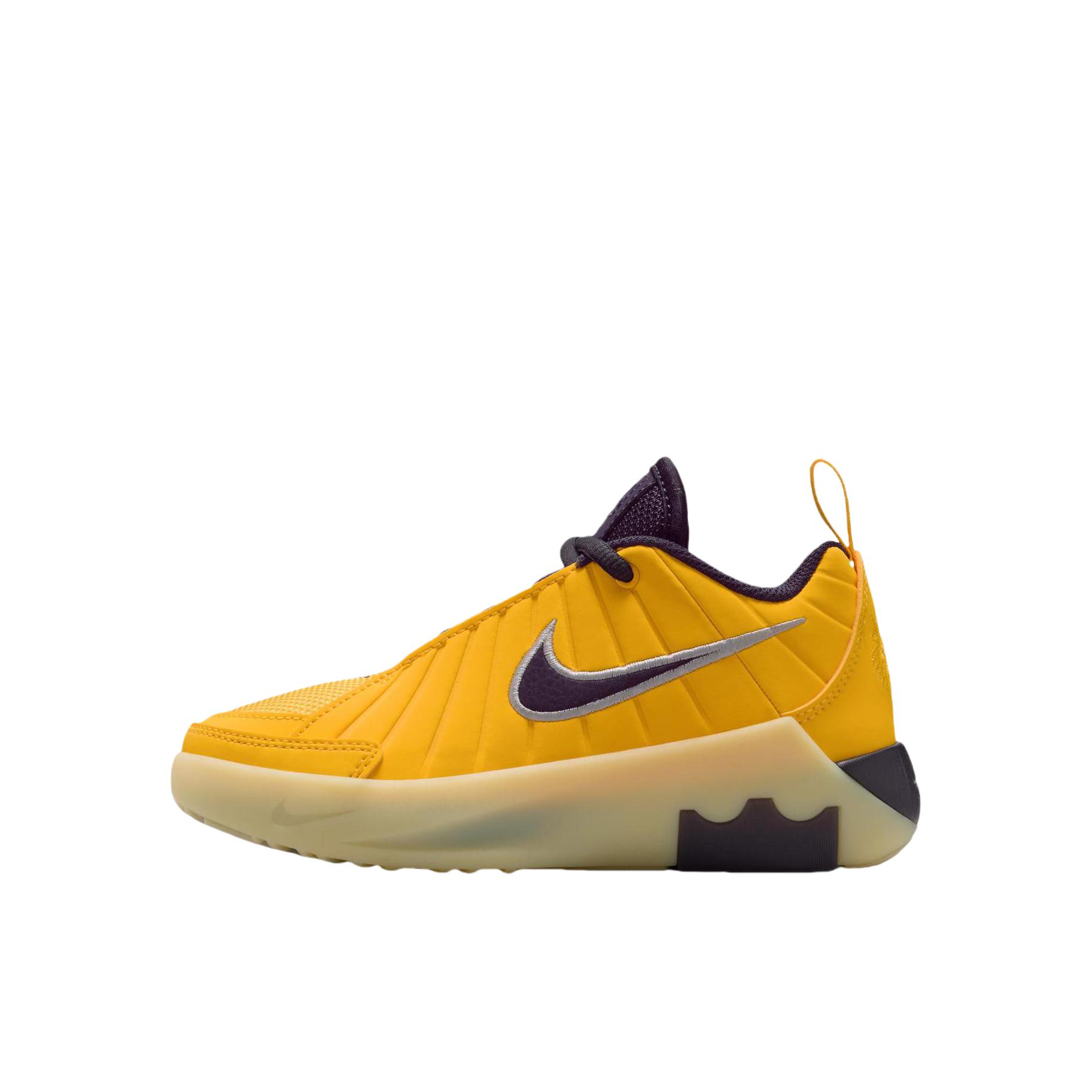 推荐商品：Nike LeBron Witness 9 儿童篮球鞋 百搭圆头系带 小童/黄色/黑色 
