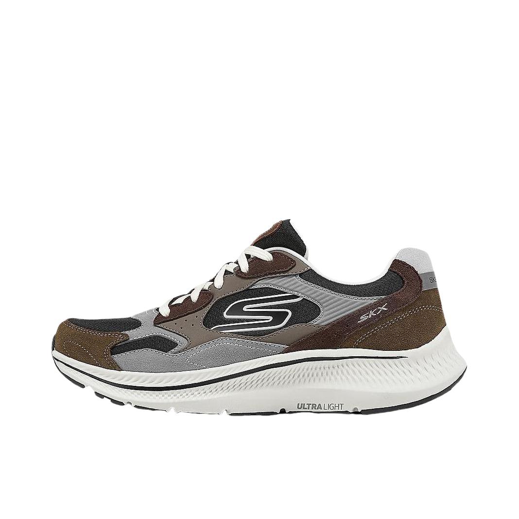 推荐商品：Skechers/斯凯奇 Go Run Consistent 2.0 缓震回弹 防滑耐磨 网面透气 舒适百搭 慢跑 跑鞋 棕色/黑色