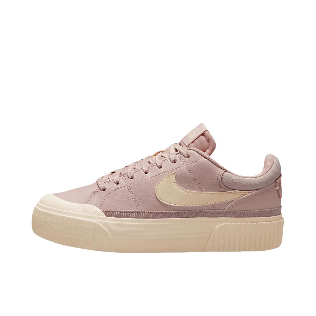 推荐商品：Nike Court Legacy Lift 板鞋 舒适缓震耐磨透气增高抓地 粉红色