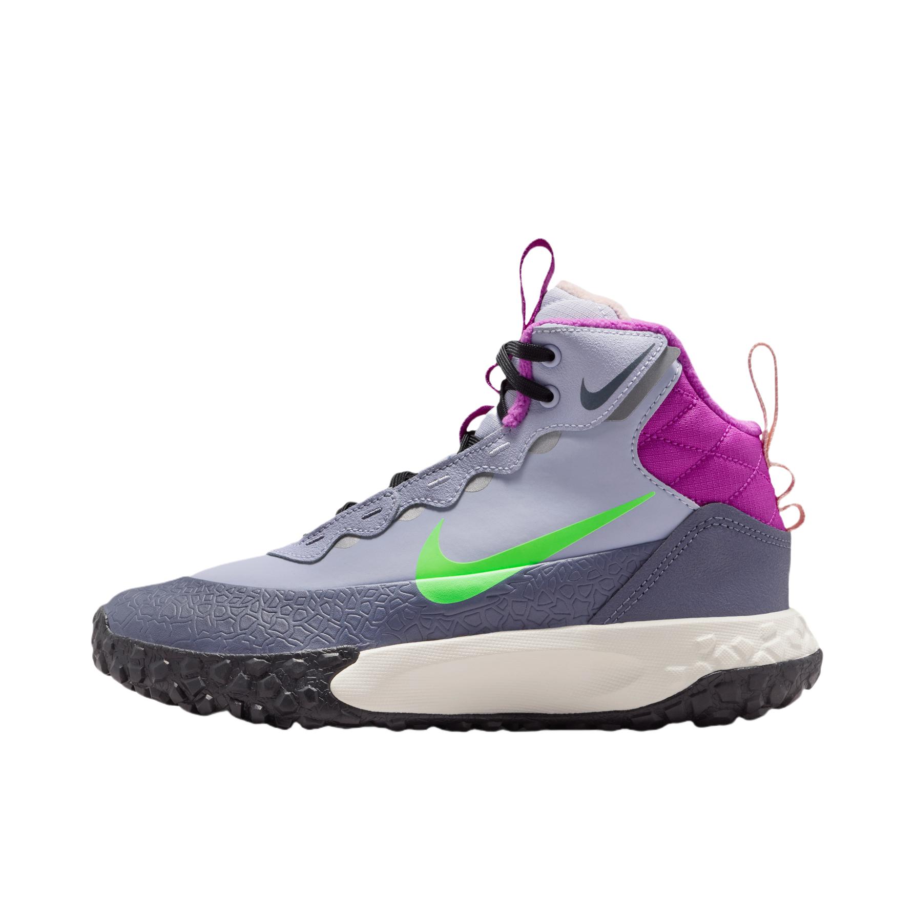 推荐商品：Nike Terrascout 运动休闲鞋 保暖减震透气防滑耐磨舒适百搭时尚 大童/幻影色/冲击绿/浅碳色/明亮紫