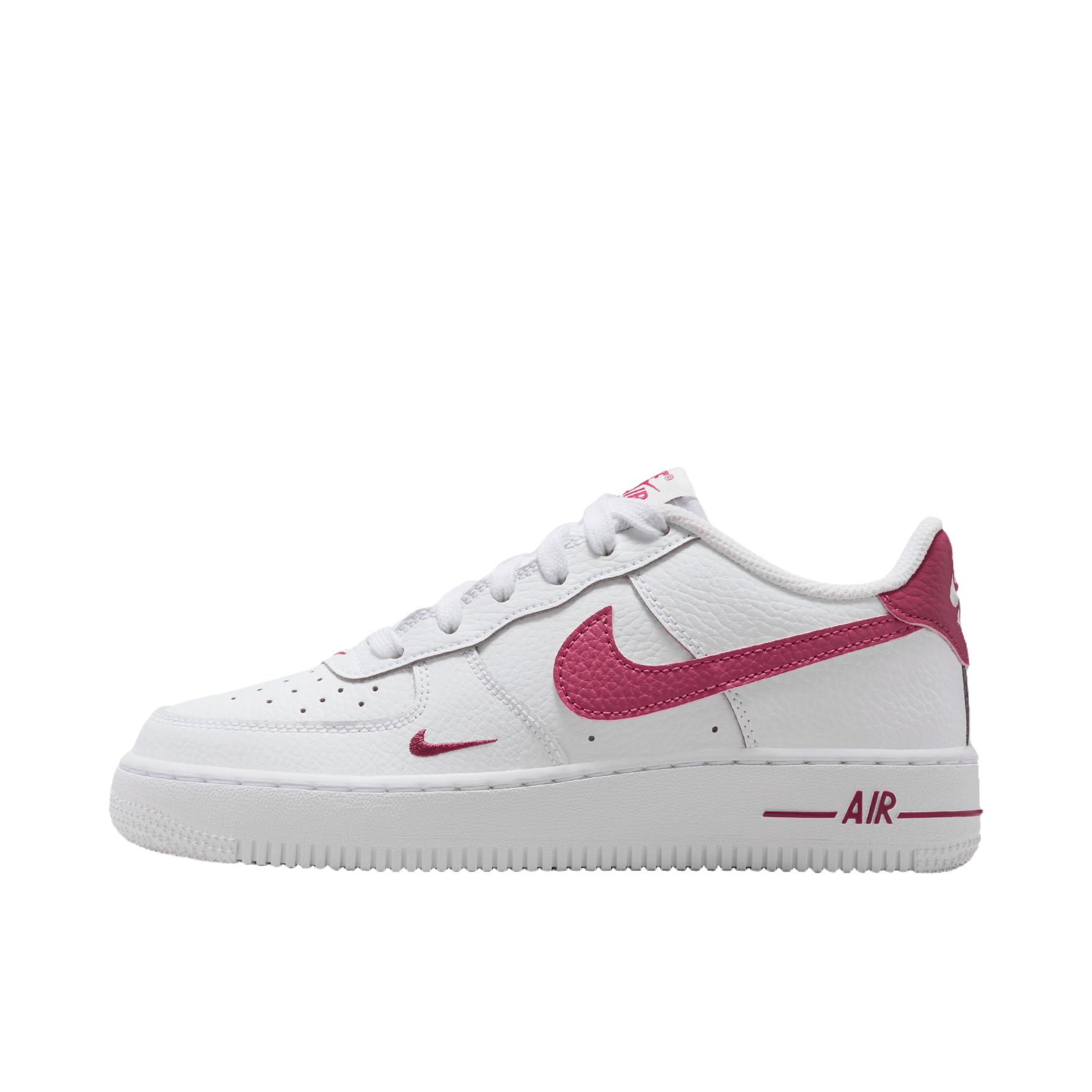 推荐商品：Nike Air Force 1 空军一号 板鞋 轻便舒适百搭耐磨防滑复古 大童/白色/甜菜红
