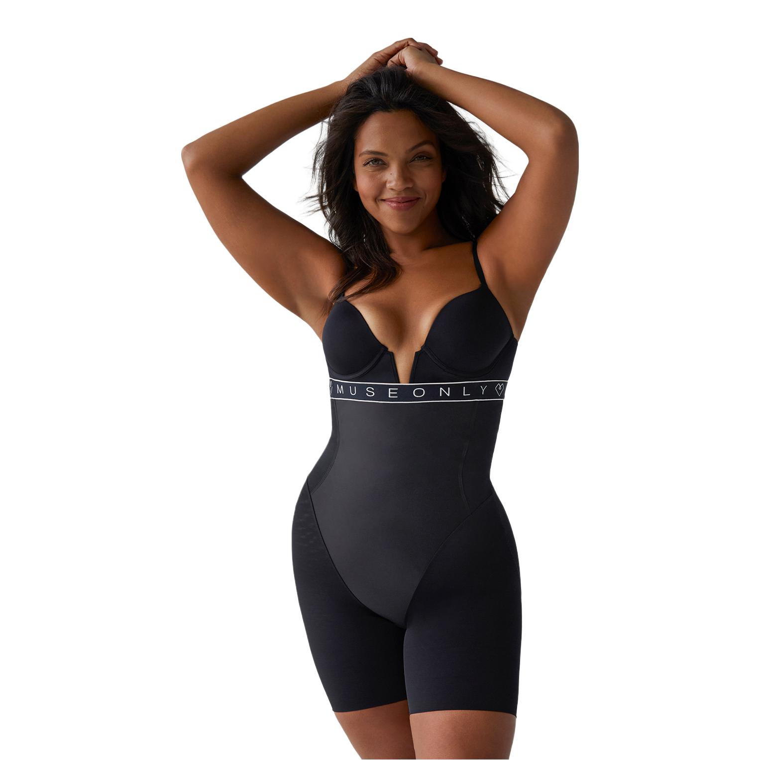 推荐商品：MUSEONLY/暮色盎然 薄款高腰无痕打底裤 女装 T053 冰咖酷黑