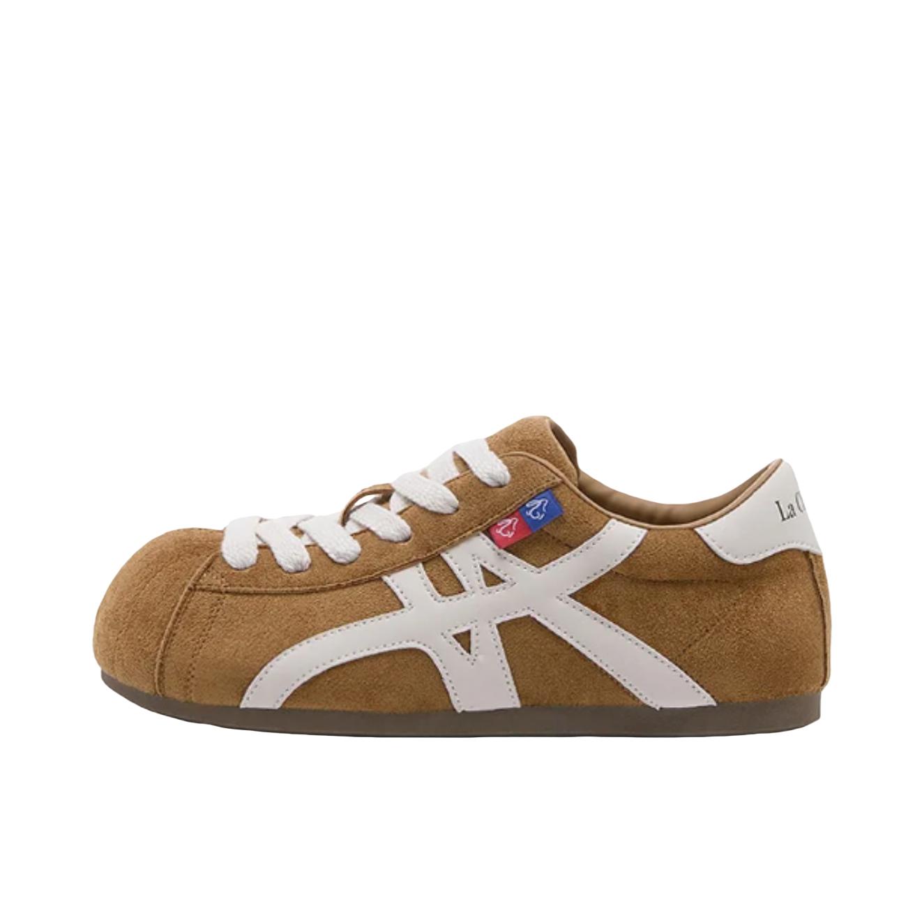 推荐商品：La Chapelle/拉夏贝尔 运动休闲鞋 复古韩版百搭 LA-FYT402 女款/黄色