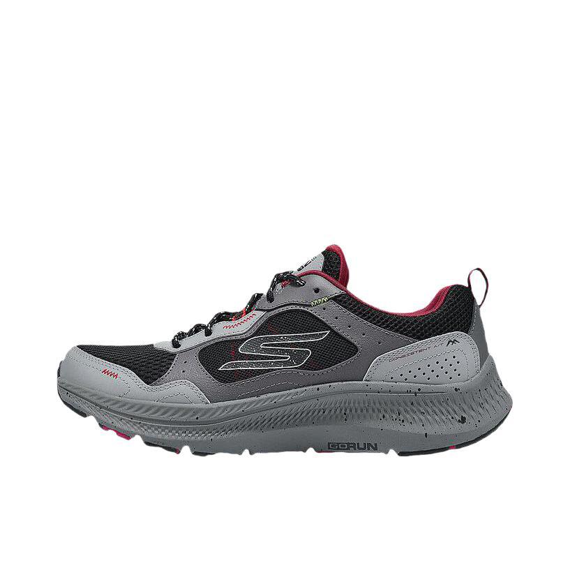 推荐商品：Skechers/斯凯奇 复古百搭 舒适厚底 防滑耐磨 缓震回弹 跑鞋 220875 黑色/多彩色