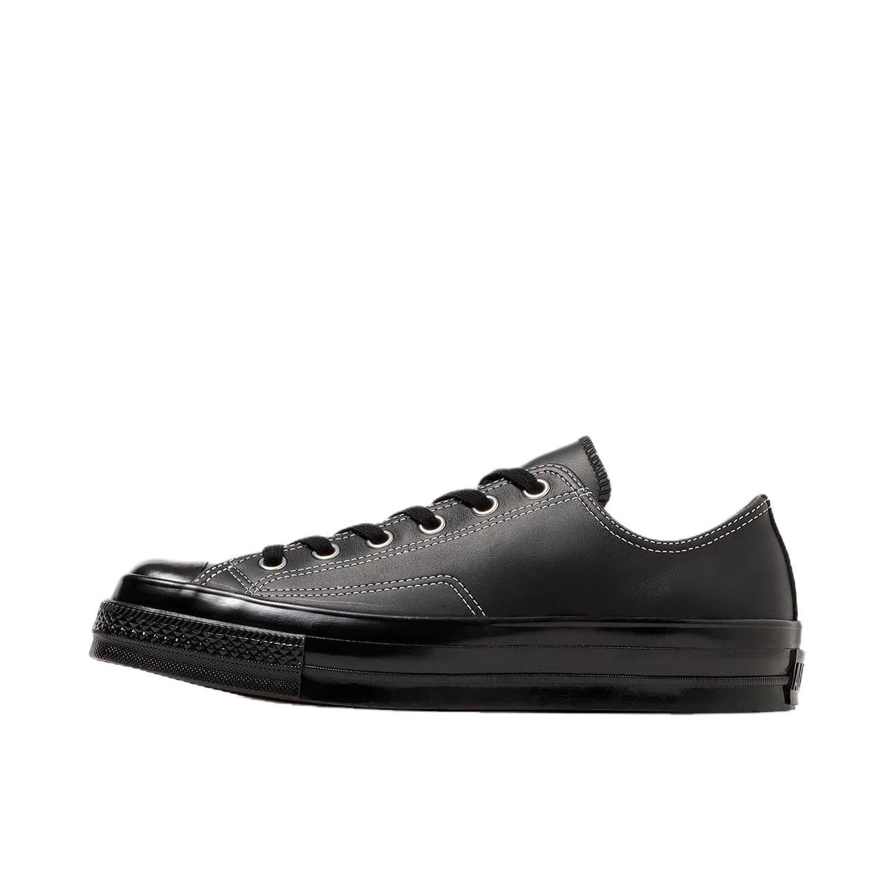 推荐商品：Converse/匡威 1970s 帆布鞋 圆头防滑经典复古轻便时尚拼接百搭 亮黑色 