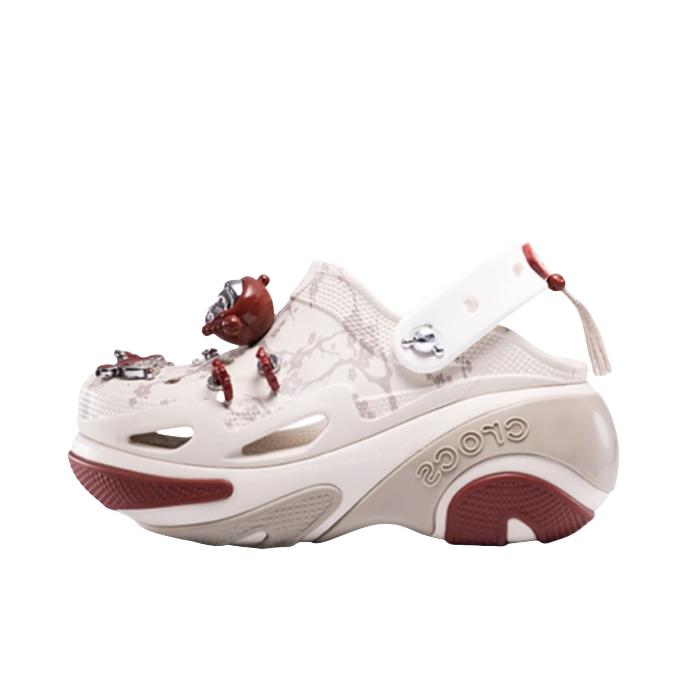 推荐商品：Crocs/卡骆驰 凉鞋 低帮日常休闲时尚 211111 SKULLPANDA联名/水泥灰/彩色