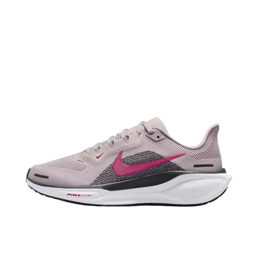 推荐商品：Nike Air Zoom Pegasus 41 飞马 跑鞋 ReactX泡绵缓震透气轻便回弹训练防滑马拉松短跑支撑贴合耐用 铂金紫/白色