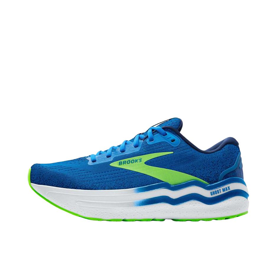 推荐商品：Brooks/布鲁克斯  Ghost 幽灵 Max 2  注氮 舒适缓震 防滑耐磨 厚底 平衡支撑 百搭 马拉松  跑鞋 深蓝色 
