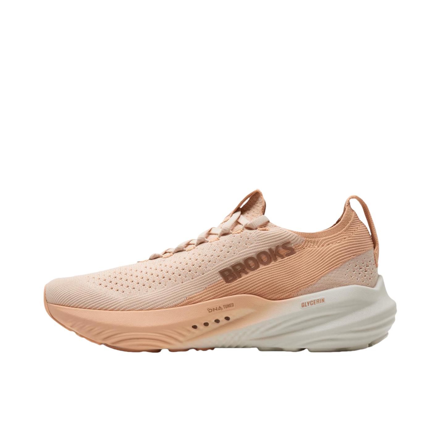 推荐商品：Brooks/布鲁克斯 Glycerin StealthFit 22 跑鞋 百搭防滑耐磨低帮 橙色