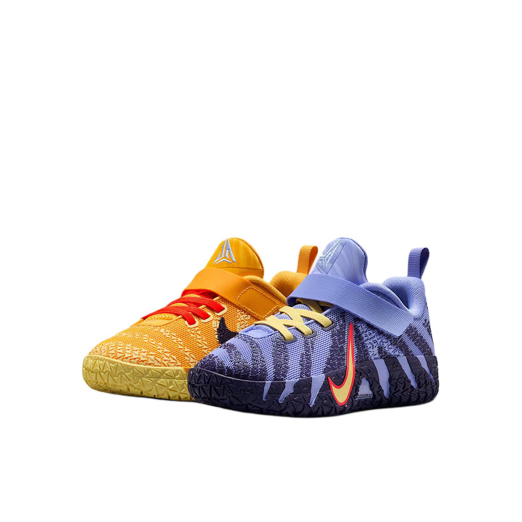 推荐商品：Nike Ja 3 莫兰特3 篮球鞋 舒适简约实战耐磨防滑抗扭抓地回弹支撑耐用轻便 鸳鸯款/小童/黄色/紫色/深红色
