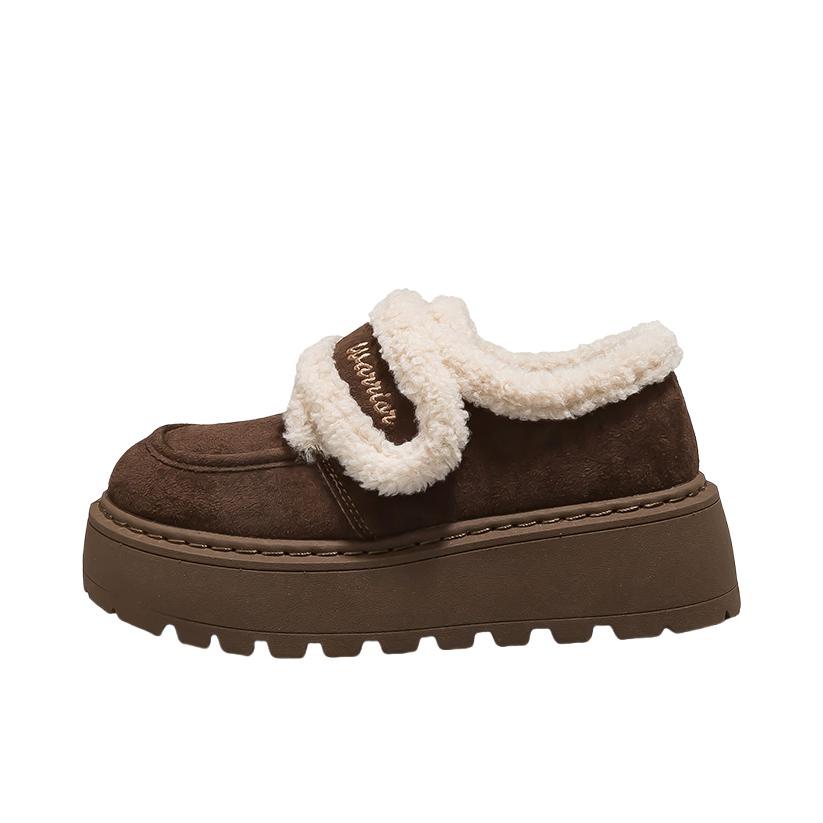 推荐商品：回力 棉鞋 百搭防滑防寒加绒加厚增高外穿软底 WBN-2603 女款/棕色