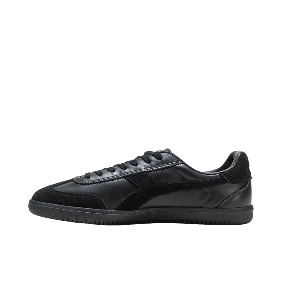 推荐商品：Diadora Saunter 复古 牛皮革 做旧 防滑 薄底T头 德训鞋 板鞋 N5412 黑色
