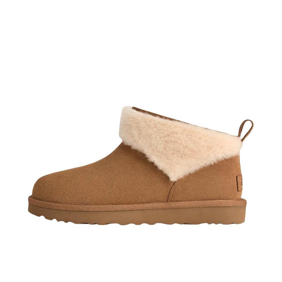 推荐商品：UGG Classic Boot经典靴 雪地靴 保暖圆头平底短筒 女款/栗色