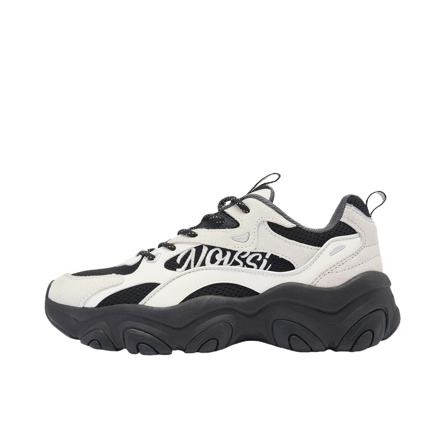 推荐商品：乔丹体育 透气 防滑 耐磨 系带 网面 增高 老爹鞋 XM36240308 女款/黑色/月牙色